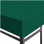 vidaXL Toile Supérieure de Belvédère Toit de Rechange de Tonnelle Dessus de Chapiteau Jardin Terrasse Extérieur 310 g/m² 4x3 m V