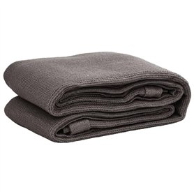 vidaXL Tapis de Camping Anthracite Tapis de Sol Matelas de Camping Couchage