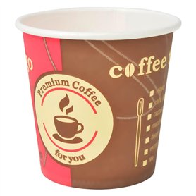 vidaXL Gobelets à Café Cappuccino Boissons Jetables Carton 1000 pcs 120 ML 4oz