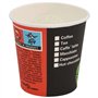 vidaXL Gobelets à Café Cappuccino Boissons Jetables Carton 1000 pcs 120 ML 4oz
