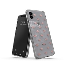 adidas Originals Trefoil Clear Case Coque pour X/XS, Coque résistante aux Chutes, Bords surélevés, Rose