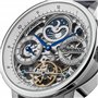 Ingersoll The Jazz Mens Automatic Watch I07702 with a Silver Dial and a Blue Genuine Leather Band