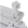 vidaXL 2X Abattant WC avec Frein de Chute Plastique Blanc Siège de Toilette