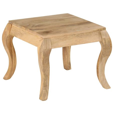 vidaXL Table d'Appoint Table de Salon Bout de Canapé Bois de Manguier Massif