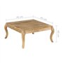 vidaXL Table d'Appoint Table de Salon Bout de Canapé Bois de Manguier Massif