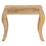 vidaXL Table d'Appoint Table de Salon Bout de Canapé Bois de Manguier Massif