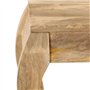 vidaXL Table d'Appoint Table de Salon Bout de Canapé Bois de Manguier Massif