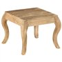 vidaXL Table d'Appoint Table de Salon Bout de Canapé Bois de Manguier Massif