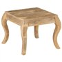 vidaXL Table d'Appoint Table de Salon Bout de Canapé Bois de Manguier Massif