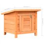 vidaXL Maison de Chat Pin Massif et Sapin Niche pour Chien Cage pour Chat