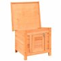 vidaXL Maison de Chat Pin Massif et Sapin Niche pour Chien Cage pour Chat