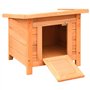 vidaXL Maison de Chat Pin Massif et Sapin Niche pour Chien Cage pour Chat