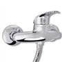 vidaXL Kit de Douche 2 pcs Douchette Robinet Pommes de Douche Salle de Bain