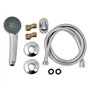 vidaXL Kit de Douche 2 pcs Robinet Pommes de Douche Douchette Salle de Bain
