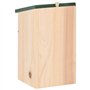 vidaXL 4X Nichoir Bois Cabane à Oiseaux Nichoir de Jardin Cage pour Oiseaux