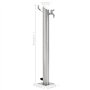 vidaXL Colonne à Eau de Jardin Ronde Acier Inoxydable 95 cm Système d'Arrosage