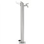 vidaXL Colonne à Eau de Jardin Ronde Acier Inoxydable 95 cm Système d'Arrosage