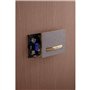 Geberit Sigma50 115.788.SD.2 Plaque de déclenchement pour chasse d'eau 2 débits Métal chromé Verre fumé miroir