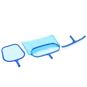 vidaXL Kit d'entretien de Piscine 3 pcs Nettoyeur Outils Nettoyage de Piscine