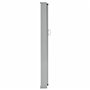 vidaXL Auvent Latéral Rétractable de Patio Jardin Pare-Vue Brise-Vent Terrasse, Gris