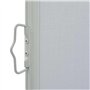 vidaXL Auvent Latéral Rétractable de Patio Jardin Pare-Vue Brise-Vent Terrasse, Gris