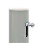 vidaXL Auvent Latéral Rétractable de Patio Jardin Pare-Vue Brise-Vent Terrasse, Gris