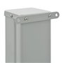 vidaXL Auvent Latéral Rétractable de Patio Jardin Pare-Vue Brise-Vent Terrasse, Gris