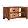 vidaXL Table Basse avec 2 tiroirs 90x40x50 cm Bois Solide de manguier, Table Basse en Bois, Table d'appoint, Table de Chevet, Ta