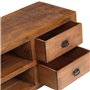 vidaXL Table Basse avec 2 tiroirs 90x40x50 cm Bois Solide de manguier, Table Basse en Bois, Table d'appoint, Table de Chevet, Ta