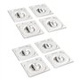 vidaXL 8X Couvercles de Plateau GN 1/6 Ustensiles de Cuisine Rectangulaire Combiné avec des Plateaux Restaurant Cuisine Maison H