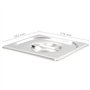 vidaXL 8X Couvercles de Plateau GN 1/6 Ustensiles de Cuisine Rectangulaire Combiné avec des Plateaux Restaurant Cuisine Maison H
