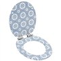 vidaXL Siège WC Couvercle à Fermeture en Douceur Siège de Toilette Cuvette Siège Lunette Abattant Salle de Bains Maison Salle d'