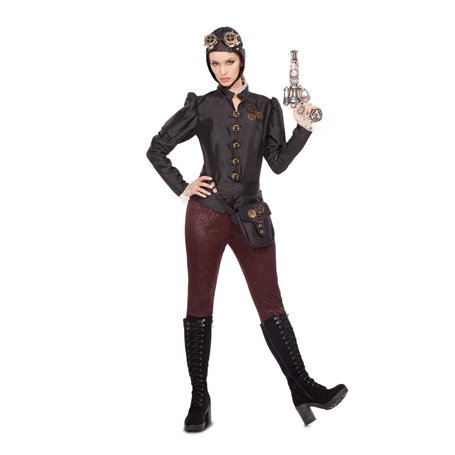 My Other Me Déguisement d´Aviatrice Steampunk pour Femme