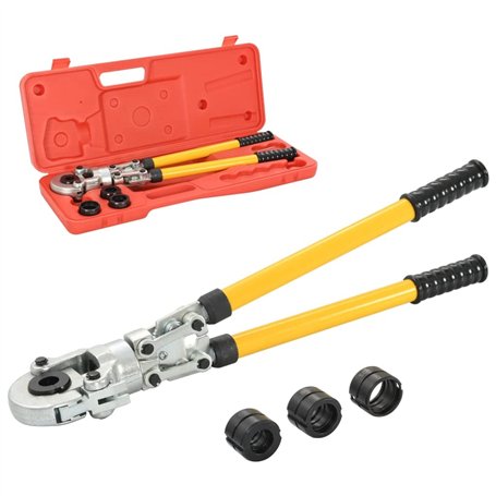 vidaXL Pince ¨¤ sertir hydraulique Forme de V 16-20-26-32 mm