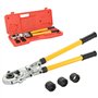 vidaXL Pince ¨¤ sertir hydraulique Forme de V 16-20-26-32 mm