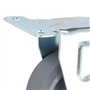 vidaXL 32x Roulettes Fixes Fixes Roues Fixes pour Etabli Meuble Chariot Roulant Etagère à Livre Tables de Travail Capacité de 45