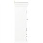 vidaXL Armoire Murale Rangement Stockage Meuble de Salle de Bain Armoire de Toilettes Murale Salon Cuisine Maison 2 Portes Etagè