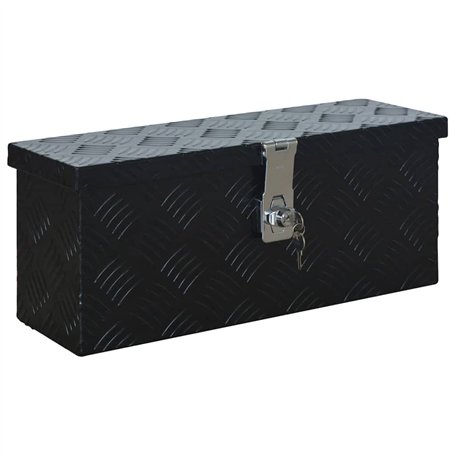 vidaXL Boîte Coffre de Rangement Caisse de Outils Boîte à Outils Boîte de Remorque Caisse de Transport Atelier Aluminium 485x140