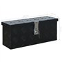vidaXL Boîte Coffre de Rangement Caisse de Outils Boîte à Outils Boîte de Remorque Caisse de Transport Atelier Aluminium 485x140