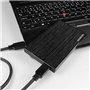 EE25-XA6 USB 3.0 Aline Box. Boîtier Externe Compact en Aluminium pour SSD SATA 6 G 2,5"
