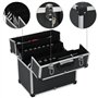 vidaXL Boîte à Outils Valise à Outils Mallette à Outils Trolley à Outils Caisse à Outils Rangement Stockage Fichiers 38x22,5x34 