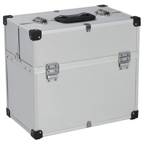 vidaXL Boîte à Outils Valise à Outils Mallette à Outils Trolley à Outils Caisse à Outils Rangement Stockage Fichiers 38x22,5x34 