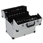 vidaXL Boîte à Outils Valise à Outils Mallette à Outils Trolley à Outils Caisse à Outils Rangement Stockage Fichiers 38x22,5x34 