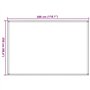 vidaXL Tapis de Tente Tapis de Camping Caravane Tapis de Patio Tapis d'Extérieur Tapis de Plage Jardin Terrasse Voyage 250x300 c
