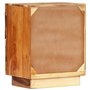 vidaXL Table de Chevet Bois de Récupération Massif Armoire de Chevet Table de Nuit Commode Bout de Canapé Chambre à Coucher Mais