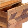 vidaXL Table de Chevet Bois de Récupération Massif Armoire de Chevet Table de Nuit Commode Bout de Canapé Chambre à Coucher Mais
