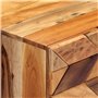 vidaXL Table de Chevet Bois de Récupération Massif Armoire de Chevet Table de Nuit Commode Bout de Canapé Chambre à Coucher Mais
