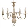 vidaXL Lustre Antique 5 Ampoules Lampe Suspendue Eclairage Luminaire Chandelier de Plafond Salon Salle à Manger Chambre Maison I