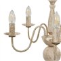 vidaXL Lustre Antique 5 Ampoules Lampe Suspendue Eclairage Luminaire Chandelier de Plafond Salon Salle à Manger Chambre Maison I