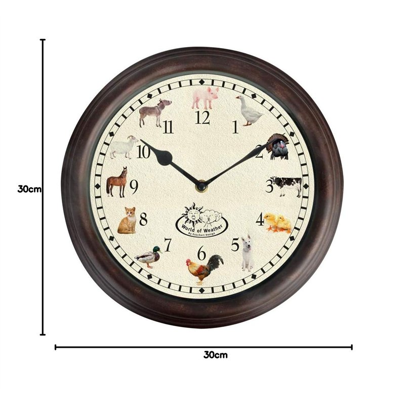 Image secondaire de Fallen Fruits TF013 Horloge sonore Motif Animaux de la Ferme